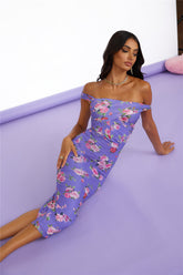 Girl With Style Midi Dress Purple