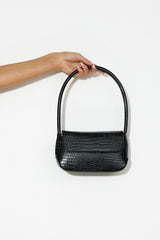 BILLINI Izalia Shoulder Bag Black Croc