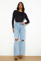 ABRAND A 94 High & Wide Estella Jeans Organic Light Blue