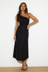 Be Your Date Midi Dress Black