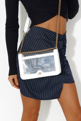 BILLINI Cara Cross Body Bag White Clear