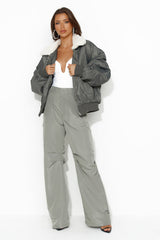 LIONESS Carla Puffer Jacket Ash