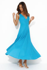 Dusk Soiree Midi Dress Blue