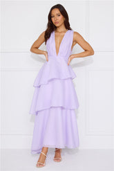 Fashion Zone Maxi Dress Lilac