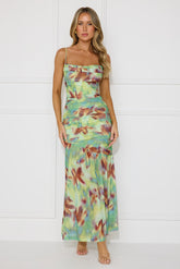 Lush Affair Maxi Dress Green