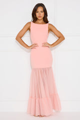 Chic Whispers Maxi Dress Pink