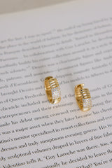 18k Gold Plated Bali Babe Hoop Earrings Gold