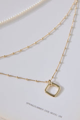 18k Gold Plated Quinn Freshwater Pearl Necklace Gold