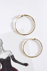 Luminance Hoop Earrings Gold