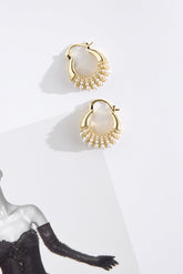18k Gold Plated Wander Earrings Gold