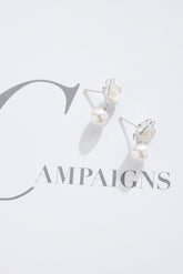925 Silver Small Flower Earrings Silver