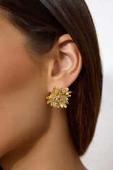 18k Gold Plated Cinnamon Earrings Gold