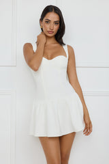 Chic Escapes Romper White