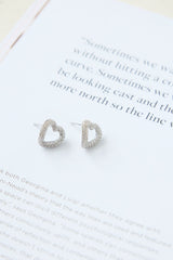 925 Sliver Our Love Earrings Silver