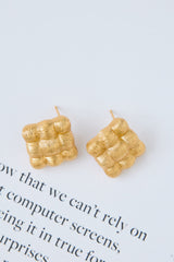 18k Gold Plated Luxa Earrings Gold