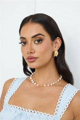 18k Gold Plated Cleo Earrings Gold