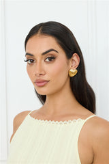 Feel The Love Earrings Gold