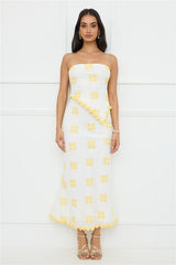 Desert Daze Maxi Skirt White