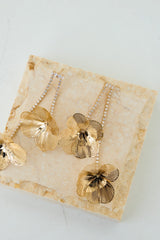 Flowers Of Style Earrings Gold