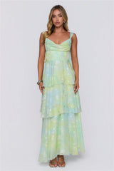 Easy Silence Maxi Dress Green