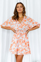 Casablanca Shirt Dress Orange