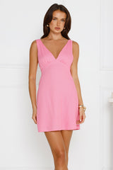 Flirt Like Sunshine Mini Dress Pink