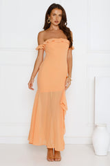Flirt With Style Maxi Dress Orange
