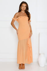 Flirt With Style Maxi Dress Orange