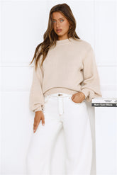 First Light Knit Sweater Cream