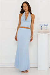 Inspo Maxi Skirt Blue