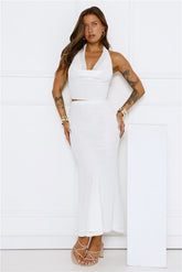 Inspo Maxi Skirt White
