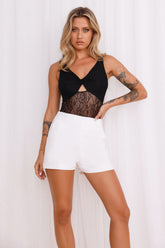 Passion Perfection Lace Bodysuit Black