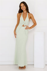 Cloudscape Maxi Skirt Sage