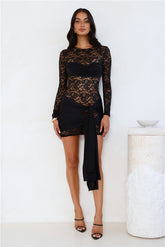 Midnight Mini Dress Onyx