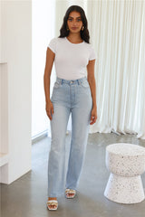 ABRAND A Carrie Jean Odessa Rcy Light Vintage Blue