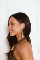 In The Studio Earrings Gold