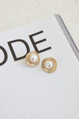18k Gold Plated Pearl Dream Earrings Gold