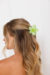 Island Girl Claw Clip Green
