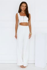 Basking In Style Pants Cream