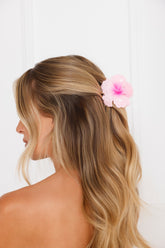 Daisy Dew Claw Clip Pink