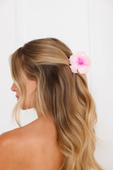 Daisy Dew Claw Clip Pink
