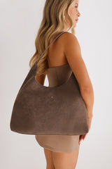 Jami Bag Choc Suede