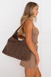 Jami Bag Choc Suede