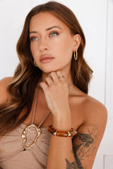 Elevate The Vibe Bangle Brown