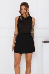 Everyday Icon Knit Top Black