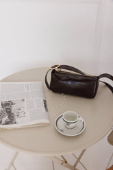 Hailey Shoulder Bag Merlot Shine