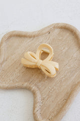 Glossed Claw Clip Yellow