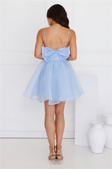 Gorgeous Gatherings Mini Dress Blue