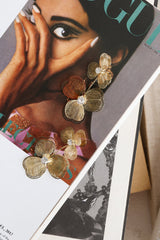 Florals First Earrings Gold