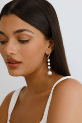 Designer Sparkles Earrings Gold